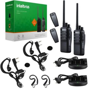 Imagem de 20 Rádios Intelbras RC3002 Longo Alcance Com Fones Ouvido Ptt Simples