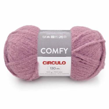Imagem de Lã Comfy Círculo 100g 160 Metros - Circulo, 3213 Rosa Pátina