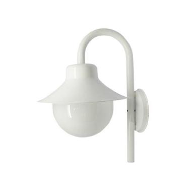 Imagem de Arandela Colonial São Paulo Antigo 228 Globo de Vidro Leitoso Branco -