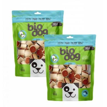 Imagem de 2x Petisco Bio Dog Gourmet Sushi- para Cães- Frango-100g - BioDog