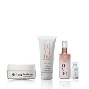 Imagem de BRAÉ Divine Máscara Capilar 200g+Leave-in 200g+Sérum Reparador 60ml+Am