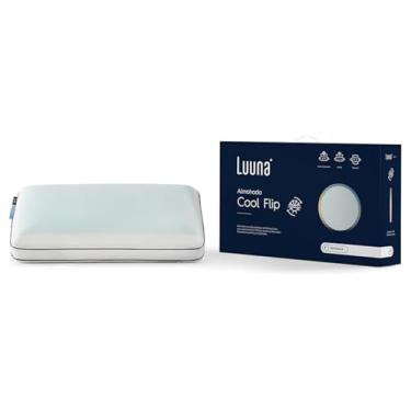 Imagem de Travesseiro Luuna Cool Flip, Capa Gelada, Viscoelástica Suave com Gel PCM, Capa Lavável - 50x70cm