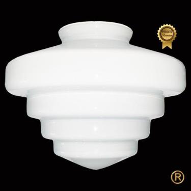 Imagem de Globo Escada Leitoso Vintage Retro Boca 10 17 x 22 - Jota Iluminação I