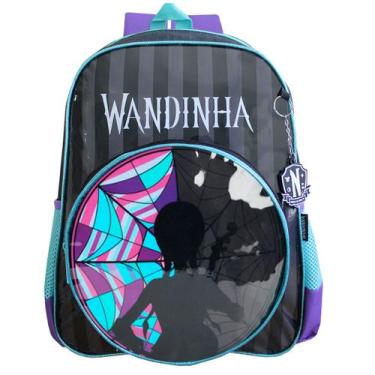 Imagem de Mochila Luxcel De Alças Wandinha Addams Infantil Feminina, Escolar