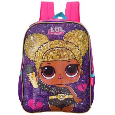 Imagem de Mochila Escolar De Alças Lol Surprise Fashion Luxcel Meninas, Mochila 