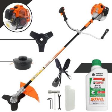 Imagem de Roçadeira á Gasolina Vulcan VR520H 2T + Óleo 2 Tempos Castrol Stihl 50