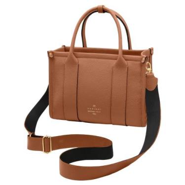 Imagem de Bolsa de Couro Mariart Acácia, Camel