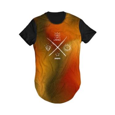 Imagem de Camiseta Longline Vida de Rei Sol Di Nuevo, Preto, P