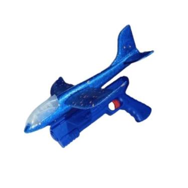 Imagem de Brinquedos Lançador de Avião Luminoso Azul - AP TOYS
