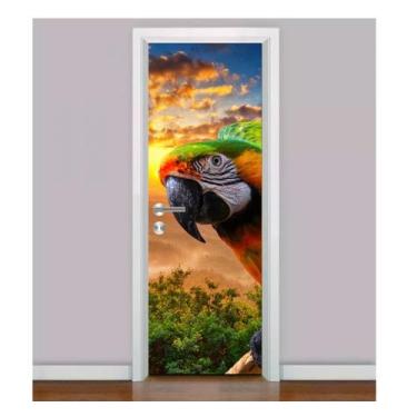 Imagem de Adesivo Para Porta ARARA - Natureza - Cores - Aves - PGG Impressão Dig