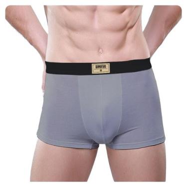 Imagem de Cueca Boxer Di Nuevo 100% Algodão Premium, Cinza claro, XG