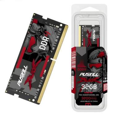 Imagem de Memória RAM SODIMM DDR3L/DDR4 4GB, 8GB, 16GB e 32GB (1333MHz a 3200MHz