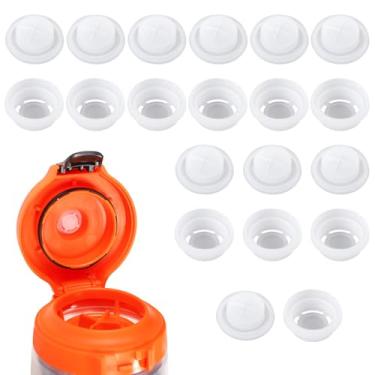 Imagem de 10 peças de válvulas de substituição compatíveis com garrafa de água Gatorade, válvula de distribuição de silicone livre de BPA, acessórios de substituição para garrafa Gatorade de 946 ml e garrafa de