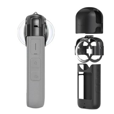 Imagem de Protetor de lente aMaiMingji para Insta360 x3, protetor de lente 360 X3 para Insta360 X3, inclui capa protetora de lente 360 X3 e capa protetora de silicone X3 (protetor de lente de vidro)