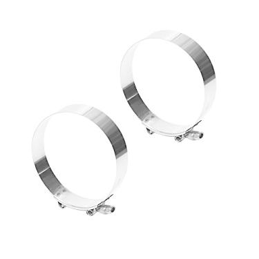 Imagem de LTI-DIRECT Tamanho Universal Gama 11,9 cm - 12,7 cm T Parafuso Grampo 304 Aço Inoxidável para Mangueira de 11,4 cm (120 – 128 mm 2 Pacotes)