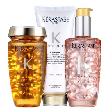 Imagem de Kit Kérastase Elixir Ultime Rose (3 Produtos)
