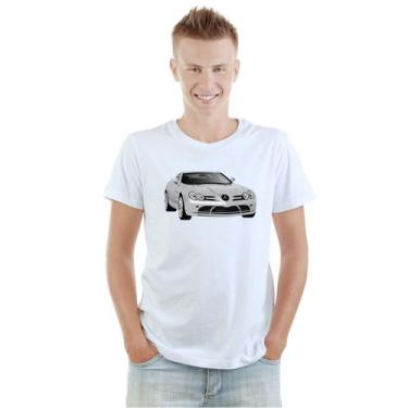Imagem de Camiseta Carro Mercedes Camisa Personalizada Blusa Adulto Algodão com 