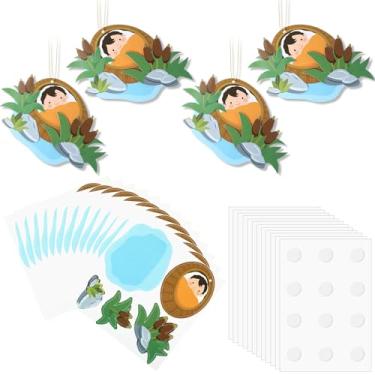 Imagem de Motipuns Conjunto de 30 kits de artesanato de páscoa para bebês com alce bíblico para decoração de Páscoa na escola dominical, presentes de páscoa, atividades de páscoa