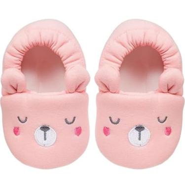 Imagem de Pantufa Infantil Bebês Antiderrapante Quentinhas Tamanho 20/21 Buba