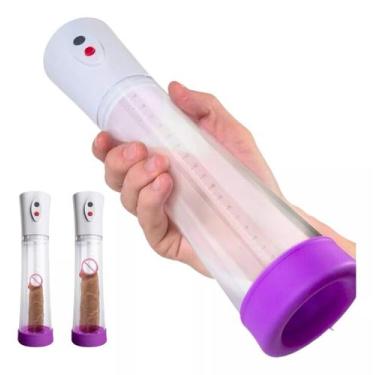Imagem de Bomba P Elétrica Recarregável USB Alongador Extensor Vácuo - Papo de A