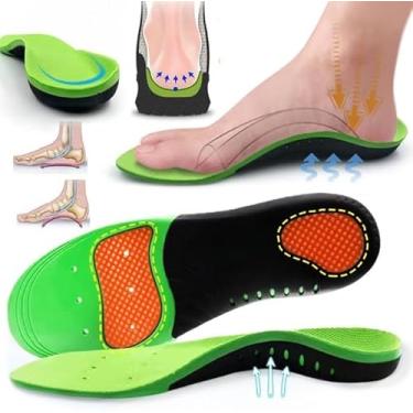 Imagem de Par de Palmilhas Ortopédicas Para Pé Chato Plano Arqueado (36-38)