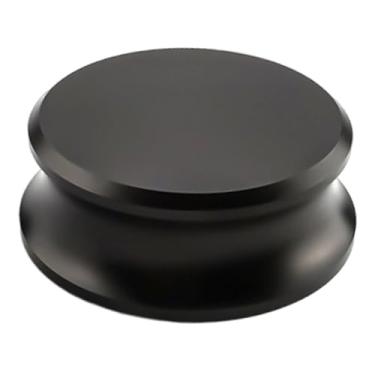 Imagem de Tenlysound Estabilizador de peso para gravação, disco de alumínio de 170 g, grampo de vinil, disco giratório de peso, peso LP para toca-discos de vinil Phono (RW170, preto)