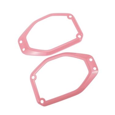Imagem de REPAIROCK 1 conjunto de capa de moldura de áudio para alto-falante de teto superior para Jeep Wrangler JL JLU 2018-2024 para Jeep Gladiator JT 20-24 Top Speaker Audio Surround Trim ABS Rosa