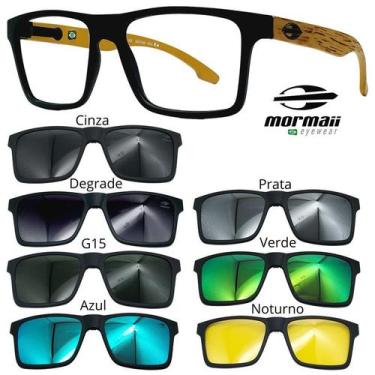 Imagem de Armação de Grau Oculos Mormaii Swap Ng 6098 com 7 Clipons, Afl