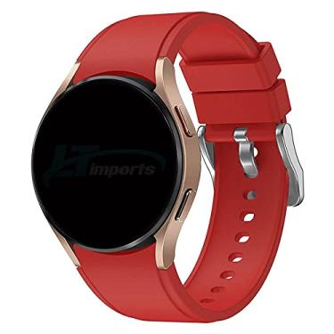 Imagem de Pulseira Classica LTIMPORTS, compativel com Galaxy Watch 6 - Galaxy Watch 6 Classic - Galaxy Watch 5 - Galaxy Watch 5 Pro - Galaxy Watch 4 Classic (Vermelho)