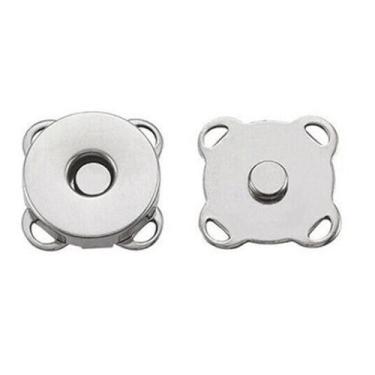 Imagem de Botão imantado de costura 18mm - jescastore, Niquelada