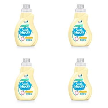 Imagem de Kit 4 Und Amaciante Vida Macia Camomila 500ml