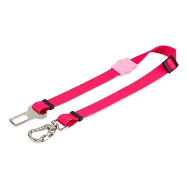 Imagem de Mood Pet Cinto De Segurança Pet Universal Cachorro Gato Cães Gatos Carro Coleira Adaptador Ajustável (Rose)