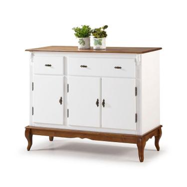 Imagem de Balcão Buffet 3 Portas 2 Gavetas - M560631 Garapa - Verniz