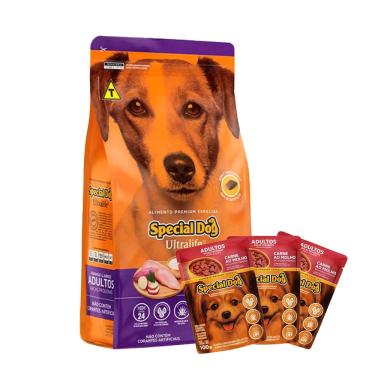 Imagem de Ração Cães Special Dog Ultralife Raças Pequenas Cães Adultos Frango E Arroz 15kg + Brinde