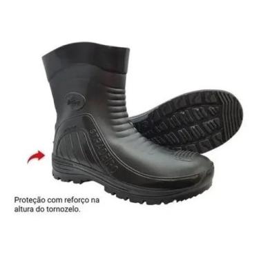 Imagem de Bota Moto Stradeiro PVC Impermeável Monseg, Preto, 39/40
