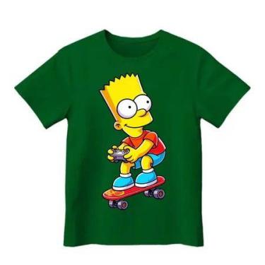 Imagem de Camiseta dos Simpsons Infantil Bart Camiseta Infantil do 2 ao 16 - loj