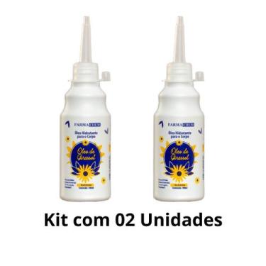 Imagem de Kit C/02 Oléo de Girassol Farmachem 100ML Almotolia