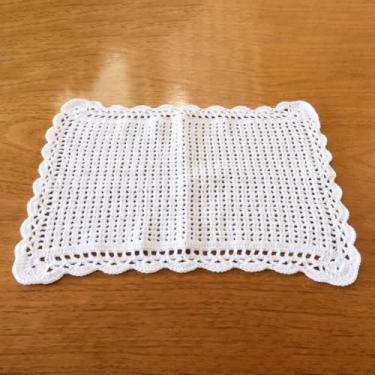 Imagem de Sousplat retangular em crochê