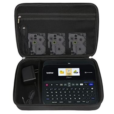 Imagem de Aproca Estojo rígido de viagem, para Brother P-Touch PTD600 / PT- D610BT etiquetadora conectável por PC (versão preta)