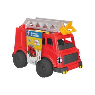 Imagem de Brinquedos Estrela, Caminhão de Bombeiro, Multicolorido