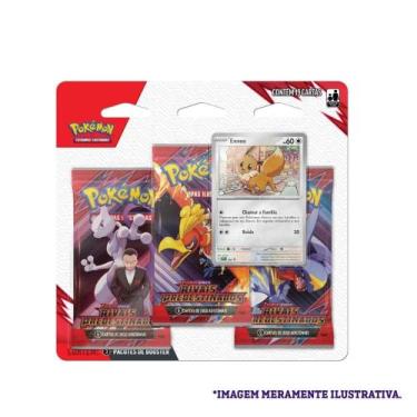 Imagem de Carta Cards Pokémon Tcg Originais Copag Ev10 Quadpack Eevee
