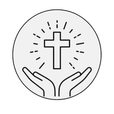 Imagem de Adesivo Redondo com Cruz, Decorativo (CR-340, ADESIVO PLASTICO, 300MM)