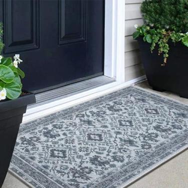 Imagem de 2 Tapete Porta Capacho Antiderrapante 50x80 Js Fu Med M55 - IDEALIZA, 