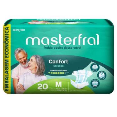 Imagem de Fralda Descartável Geriátrica Masterfral M Ao Xg Evergreen M