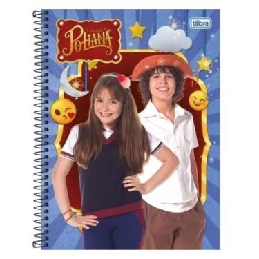 Imagem de Caderno Espiral Capa Dura Universitário 1 Matéria Poliana 80 Folhas Estampa 2