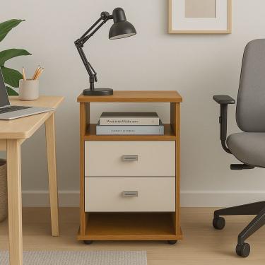 Imagem de Mesa De Cabeceira Decorativa Mdf Multiuso Quarto Escritório