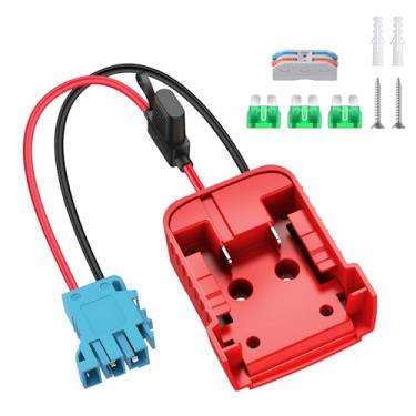 Imagem de KOEZEOI Adaptador De Roda Elétrica Para Bateria Milwaukee M18 Com Conector Chicote Fios Compatível Brinquedos Infantis Peg-Perego, Conversor 18 V, Fusível E Interruptor 12Awg