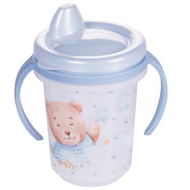 Imagem de Copo Caneca de Treinamento Infantil 330ml Com Tampa e Alça Removível P