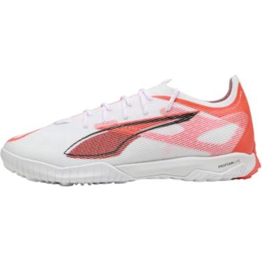 Imagem de Puma - Tênis masculino Ultra 5 Pro Cage, Branco/preto/vermelho brilhante, 43