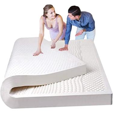 Imagem de Colchão De Látex 100% Natural - Firmeza Média - 2 Polegadas - Tamanho Queen - Colchão De Colchão Para Sofá-cama, Caravana, Colchão Duro, Colchão Velho, 2.5cm, 200X220cm